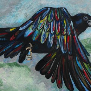 Crow original painting